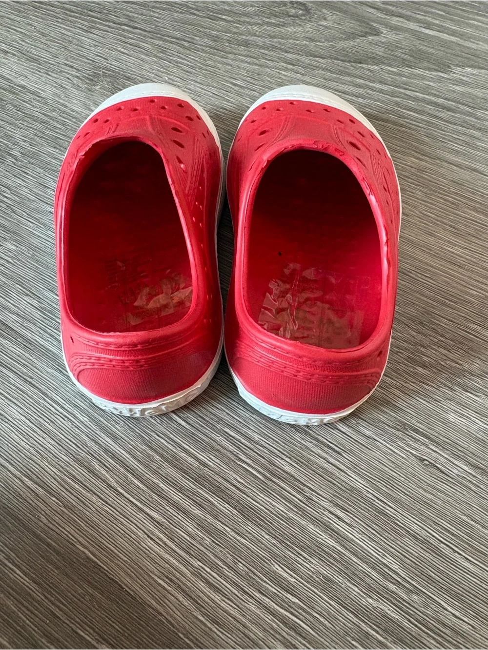 Little Me Kids Red Slip-On Water Resistant Sneakers